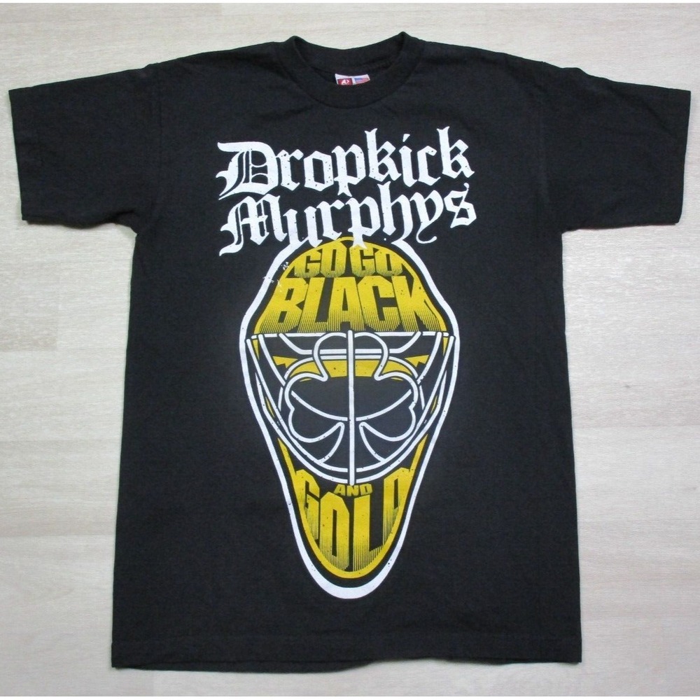 Vintage‎ 90s Dropkick Murphys Boston Bruins T-Shirt Punk Band Tee Men's Size (M)